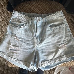 denim shorts